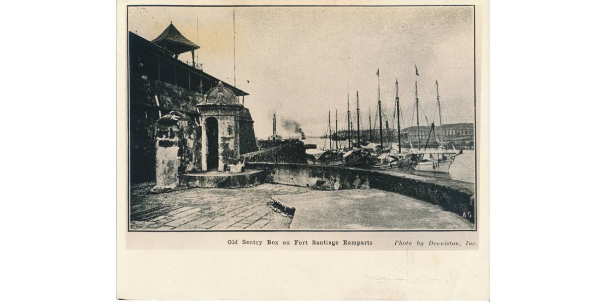 An old sentry box or garita, 1922