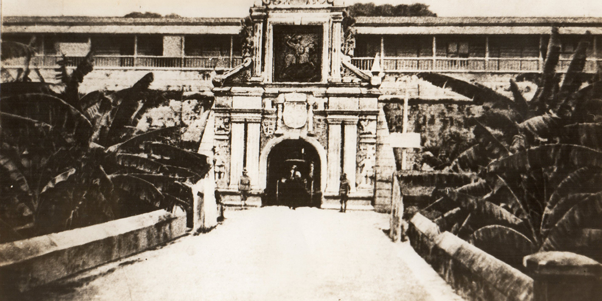 The Portal of the Original Fort Santiago- 1928