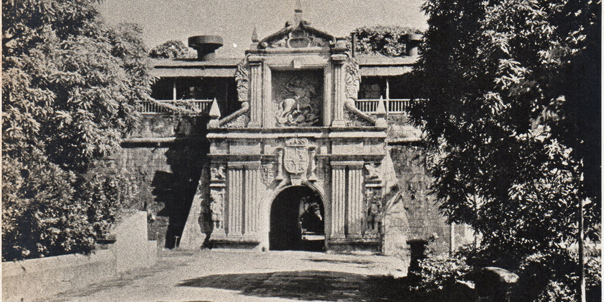 Main Gate of Fort Santiago- 1941 
