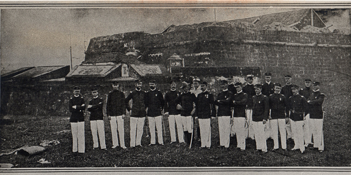 A Group of Officers from the Kansas Regiment- 1900 