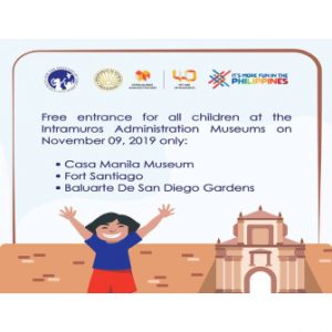 Intramuros Administration Museums Free entrance for children